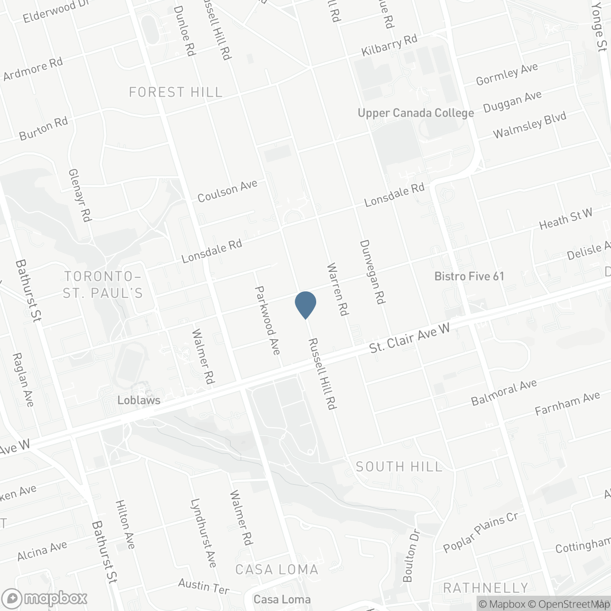 287 RUSSELL HILL ROAD, Toronto, Ontario M4V 2T5